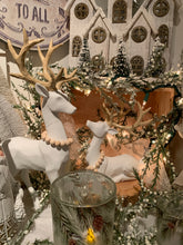 Load image into Gallery viewer, Contemporary White Carved Deer