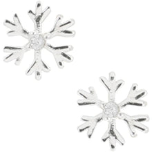 Load image into Gallery viewer, Sweet Daughter Snowflake Stud Earrings & Gift Card