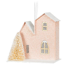 Load image into Gallery viewer, Pastel House & Tree Ornament