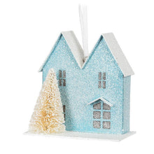 Load image into Gallery viewer, Pastel House & Tree Ornament