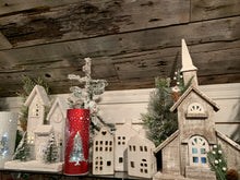 Load image into Gallery viewer, White Ceramic Tlite House