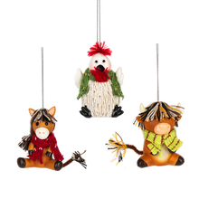 Load image into Gallery viewer, Funny Farm Animal Ornament