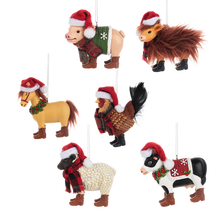 Load image into Gallery viewer, Farmyard Animal Ornament