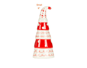 Red & White Christmas Tree w Hat