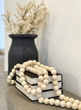 Load image into Gallery viewer, Natural Wood Bead Garland