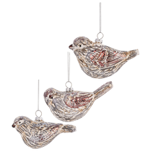 Load image into Gallery viewer, Glass Bird Ornament