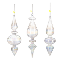 Load image into Gallery viewer, Iridescent Finial Ornament