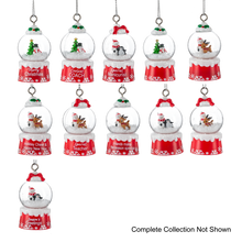 Load image into Gallery viewer, Santa’s Snow Globe Name Ornament( 2024 Edition) (A to R & Blanks)