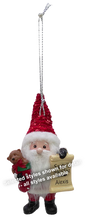Load image into Gallery viewer, Santa’s Nice List Name Ornament (2025 Edition) (A to T)