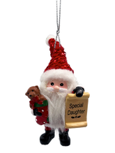 Load image into Gallery viewer, Santa’s Nice List Name Ornament (2025 Edition) ( T to Z)