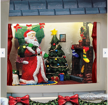 Load image into Gallery viewer, Thomas Kinkade Twas The Night Before Christmas Story House
