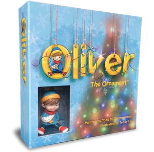 Oliver Ornament & Book Set