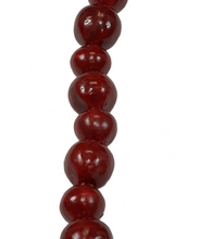 Load image into Gallery viewer, Pomegranate Red Bead Garland 6'