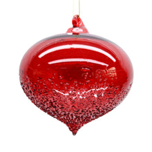 Load image into Gallery viewer, Red Swirling Glass Ornaments