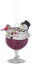 Load image into Gallery viewer, Drink & Be Merry Snowman Ornament