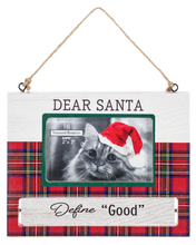 Load image into Gallery viewer, Fleas Navidad Pet Picture Frame Ornament