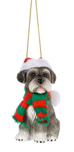 Load image into Gallery viewer, Santa Paws Dog Ornament