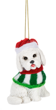 Load image into Gallery viewer, Santa Paws Dog Ornament