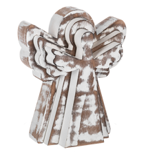 Load image into Gallery viewer, Nested White Washed Angel Set