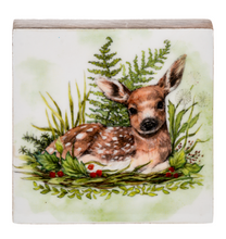 Load image into Gallery viewer, Woodland Animal Art Block