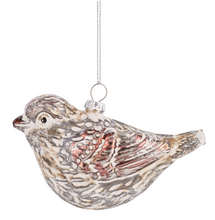 Load image into Gallery viewer, Glass Bird Ornament