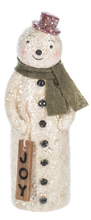 Load image into Gallery viewer, Nostalgic Snowman Figure