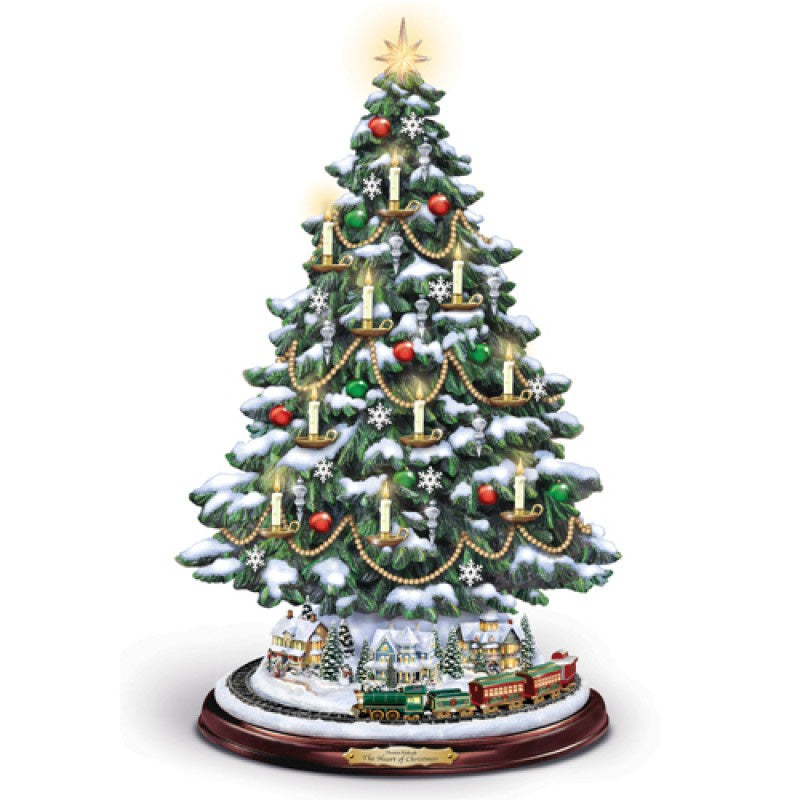 Thomas Kinkade Heart Of Christmas Tabletop Tree