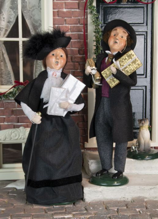 Victorian Couple Carollers