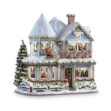 Load image into Gallery viewer, Thomas Kinkade Twas The Night Before Christmas Story House
