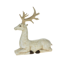 Load image into Gallery viewer, White Wood Look Deer - 2 styles