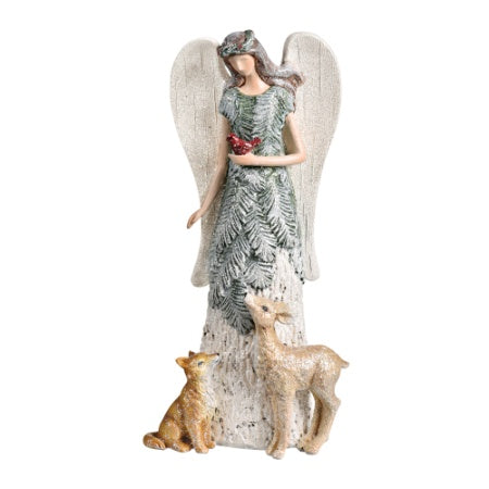 Forest Angel figurine with Animals