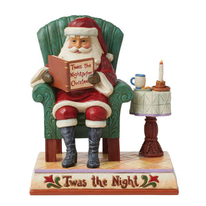 Jim Shore Santa Reading Twas The Night