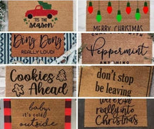 Load image into Gallery viewer, Christmas Mat Painting Class