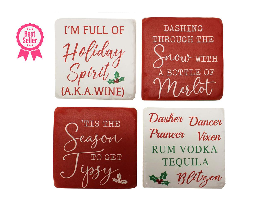 Holiday Spirits Coasters