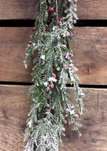Load image into Gallery viewer, Cedar Hanging Pick w Berries - 2 styles