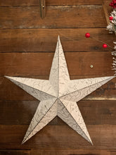 Load image into Gallery viewer, Large White Metal Star

