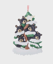 Load image into Gallery viewer, Bear Family Personalizable Ornament
