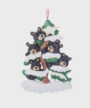 Load image into Gallery viewer, Bear Family Personalizable Ornament