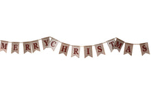 Load image into Gallery viewer, Rustic Metal Merry Christmas Banner
