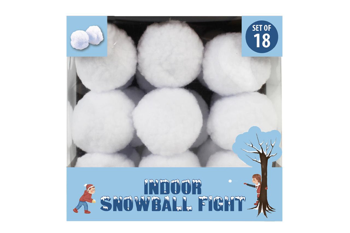 Indoor Snowball Fight – Glendas Christmas Cottage