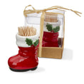 Santa Boot Toothpick Holder