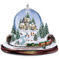 Thomas Kinkade Journey Home For The Holidays Snowglobe
