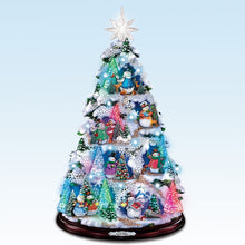 Load image into Gallery viewer, Thomas Kinkade Let It Glow Snowman Tree
