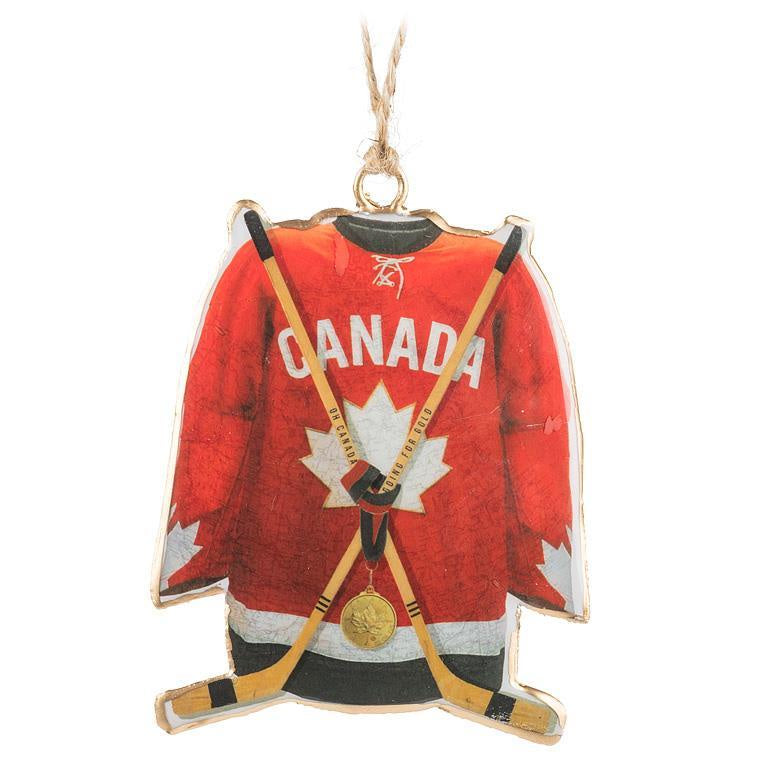 Team Canada Hockey Jersey Ornament