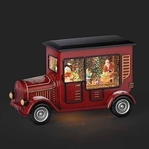 Vintage Red Truck Snowglobe