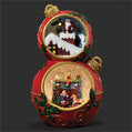 Animated Stacked Santa Musical Snowglobe
