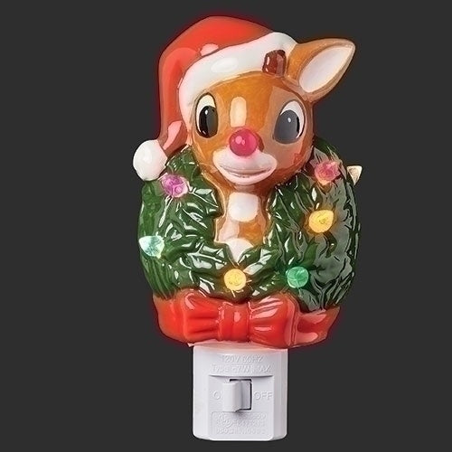 Ceramic Rudolph Nightlight