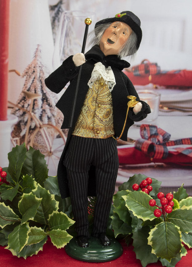 Happy Scrooge Byers Choice Caroller