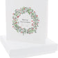 Merry Christmas Cubic Zirconia Earrings & Gift Card