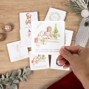 Mom Cubic Zirconia Earrings & Gift Card